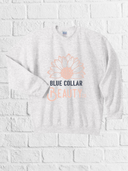 Classic Blue Collar Beauty Co. Crewneck